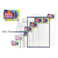 10x Large Artist Blank Canvas Oil Acrylic Painting 60X70 Stretched Canvases Art