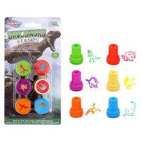 30PCS Mixed Dinosaurs Series Fun Stamps Kids Activity Rewards Stampers Toys