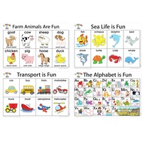 4 x Kid Placemat Learning Placemat For Children Babies Educational Practice Mats