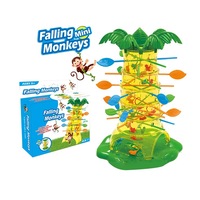 Falling Mini Monkeys Tree Interactive Toy Tumbling Monkey Party Game