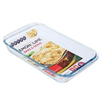 Glass Baking Dish 35x20CM Oven Safe Bakeware Pie Bake Tray Casserole Cooking