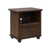 Maestro Furniture Stanford Printer Cart Filing Cabinet Office Storage - Walnut