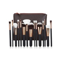 Ozoffer 15 Pcs Soft Pro Face Powder Makeup Brushes Set