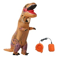 Ozoffer Inflatable Jurassic T-Rex Dinosaur Costume for Adult
