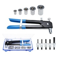 Ozoffer 107pc Riveter Nut Nutsert Tool Rivnut Gun Wrench Nuts Riveting Kit Mandrel M3-M8