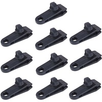 Ozoffer 10PCS Awning Tarp Tent Clips Canvas Clamps Heavy Duty Camping Survival Grip Tool