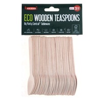Ozoffer 150x Disposable Wooden Teaspoon - 11cm