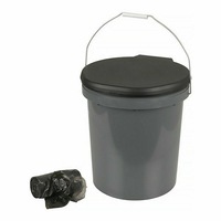Ozoffer 20L Toilet BUCKET Portable Outdoor Box Thunder Boom Bush Dunny Travel Camping