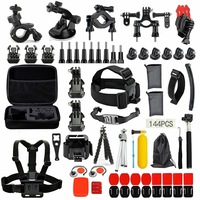 Ozoffer 216pcs Accessories Pack Case Chest Head Float Monopod GoPro Hero 8 7 6 5 4 3+