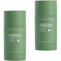 Ozoffer 2x Green Tea Cleansing Mask Facial Stick Oil Acne Control Blackhead Deep Clean