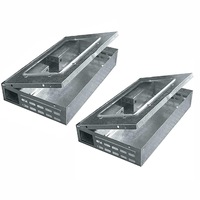 Ozoffer 2x Multi Live Catch Mouse Humane Safe Self Catching Metal Trap Mice Reusable