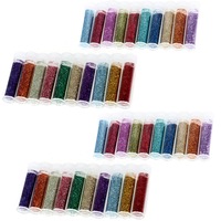 Ozoffer 2x Value Pack Glitter Tubes Art Craft Glitters Home Craft Fun