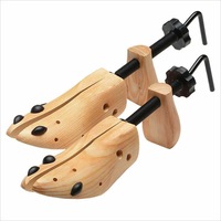 Ozoffer 2x Wooden Shoes Stretcher Expander Shoe 2-Way Tree Unisex Bunion Plugs