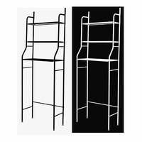 Ozoffer 3 Tiers Toilet Shelf Bathroom Rack Over Laundry Washing Machine Storage Shelves