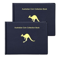Ozoffer 2X 240 Coin Holder Collection Storage Collecting Money Penny Pockets Album Book