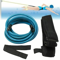Ozoffer 4M Swim Trainer Belt Swimming Resistance Tether Leash Pool Training Aid Harness