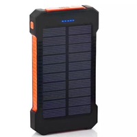 Ozoffer 50000mah Solar Power Bank Portable External Battery Dual USB Phone Charger