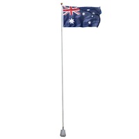 Ozoffer 7.1M meter Aluminium Australian Aussie Flag Pole Flagpole Full Set