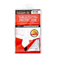 Ozoffer Clear Plastic 152*228cm Rectangular TableCloth Clear Protector Seats 8 pax