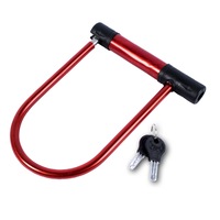 Ozoffer Handy Hardware U Lock Heavy Duty Keyed Bike Long Shackle 23cm x 17cm x 1.5cm