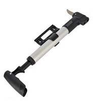 Ozoffer MINI BICYCLE AIR PUMP Bike Hand Ball Inflator Portable Cycling Tyre Aluminium