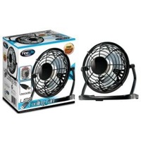 Ozoffer Mini USB Fan Desktop Portable Small 360? Charging Air Cooler Home & Travel Black