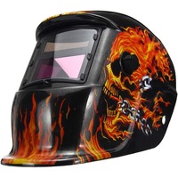 Ozoffer Pro Solar Auto Darkening Welding Helmet Mig Tig Arc Mask Shield Welder (Skull)