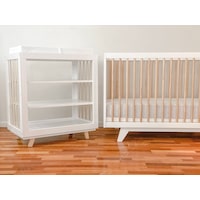 Hudson Cot & Natural Brooklyn Changer