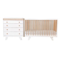 Hudson Cot & Madison Chest Package Natural