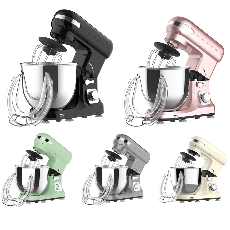 6 Speed Electric Stand Mixer w  Accessories Kitchen Machine with Dough Hook