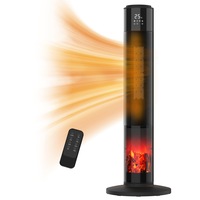 ADVWIN 2000W Tower Fireplace Heater with Self-Regulating