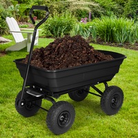 Advwin 250KG Garden Cart Trolley Wagon Cart for Outdoor Yard Lawn