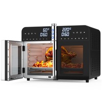 ADVWIN 40L Air Fryer Oven, Toaster Rotary Convection Oven, 2800W Electric Benchtop Ovens Countertop Oven
