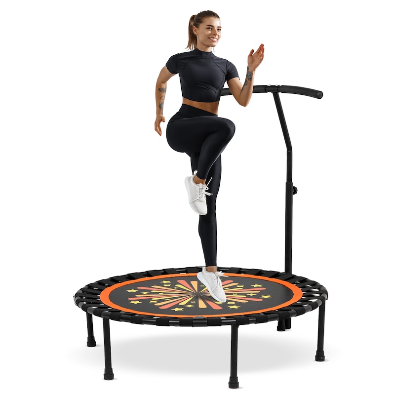 ADVWIN 40-inch Mini Trampoline Fitness Rebounder for Adults and Kids Max Load 150kg Advwin