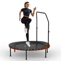 ADVWIN 48" Mini Trampoline Fitness Rebounder for Adults and Kids Max Load 150kg