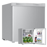 ADVWIN 48L Compact Refrigerator, Mini Bar Fridge, Portable Fridge with Adjustable Temperature, Bar Fridge for Cars, Road Trips, Home, Offices & Dorms