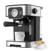 Advwin Espresso Coffee Machine Automatic Coffee Maker Milk Frother Steam making 15 Bar Pump Pressure for Home Barista, 2L Water Tank