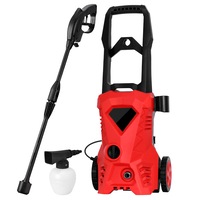 Advwin 3500PSI High Pressure Washer Electric Spray Gun Machine Adjustable High Pressure Spray Gun (2000 Watts, 240 Bar, 6m High Pressure Hose, Red)