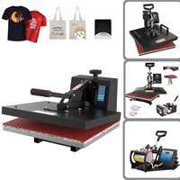 Heat Press Machine Dual-Display Digital Heat Transfer Machine For T-shirt Mug DIY