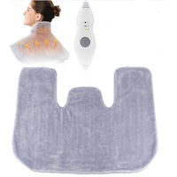 Electric Heating Pad for Back Neck Shoulders Fast-Heat Heated Warmer Neck Wrap