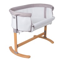 Childcare Osmo Breathable Bedside Sleeper - Beech