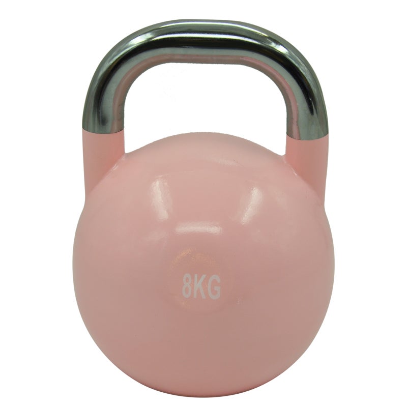8kg Steel Pro Grade Competition Kettlebell Weight - Home Gym Strenth Training
