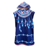 Adults Hooded Beach Towel Poncho Changing Robe Dream Catchers