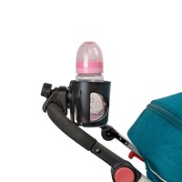 Black Universal Drink Bottle Stroller Cup Holder Baby Pram Water Milk Coffee