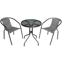 Odin 3 Piece Steel Bistro Setting