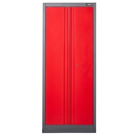 Stratco Red 2 Door Standing Cabinet Storage Locker for Shed Garage