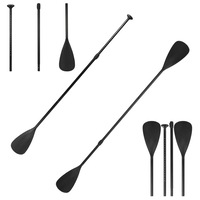 Alloy Adjustable 2-part SUP Paddle Stand Up Paddle Board Edge Guard 160-215cm