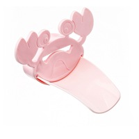 10Pcs Children Baby Hand Washer Pink/Blue Faucet Extender Cartoon Crab Bathroom Sink Extender Pp/Tpe Material