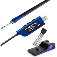 10W 5V Usb Solder Iron Adjustable Temperature Electric Station B Tip Auto Sleep Digital Screen Display