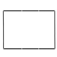 120'' Portable Projector Screen HD 4:3 White 120 Inch Diagonal Projection Screen Foldable Home Theater for Wall Projection Indoors Outdoors